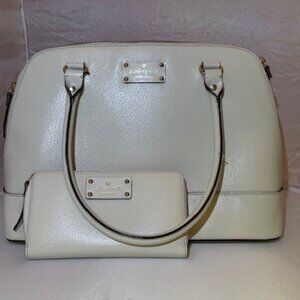 Kate Spade Parchment Large Serena Satchel